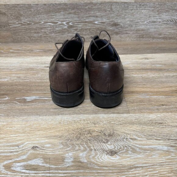 Cole Haan Men 10.5 M Lenox Hill Split Toe Oxfords Shoes Brown Leather C11628 - Picture 3 of 6